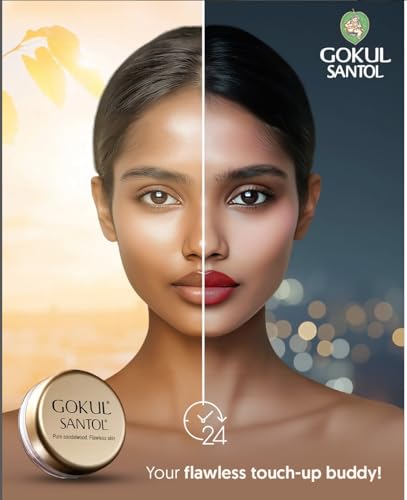 Sandalwood Face Powder 10g - Natural Makeup by Gokul