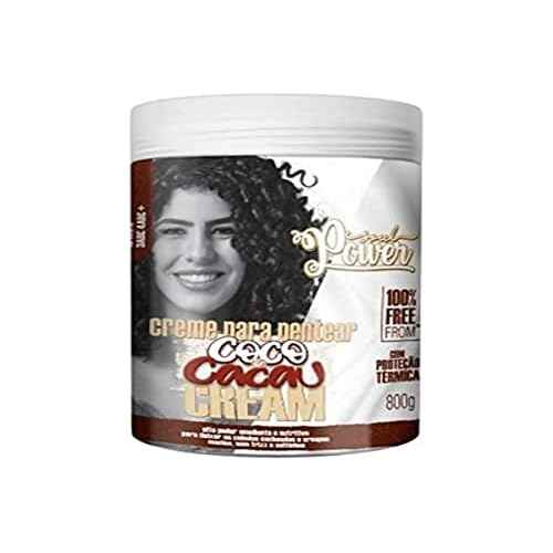 Soul Power Coconut & Cocoa Definition Cream 28.2 oz ? Emollient and Nourishing, Frizz Control, Definition for Curly & Coily Hair