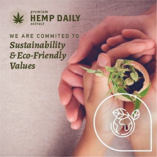Premium Hemp Extract Daily Ultimate Cream - Menthol, Argan, Jojoba, Rosehips - Lightweight, Fast-Absorbing Moisturizing Topical Lotion with Essential Oils - Sandalwood, Single 5oz