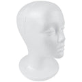 SHANY Female Styrofoam Mannequin Head for Wigs & Hats - 10.5 Inch, Round Base, Model 1