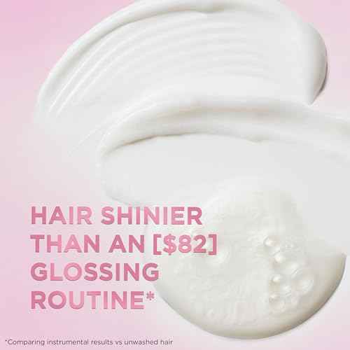 L'Oreal Paris Glossing Sulfate Free Shampoo with Glycolic Acid, Hair Care for Lasting Shine and Smoothness for Dull, Dry Hair, EverPure, 6.8 Fl Oz