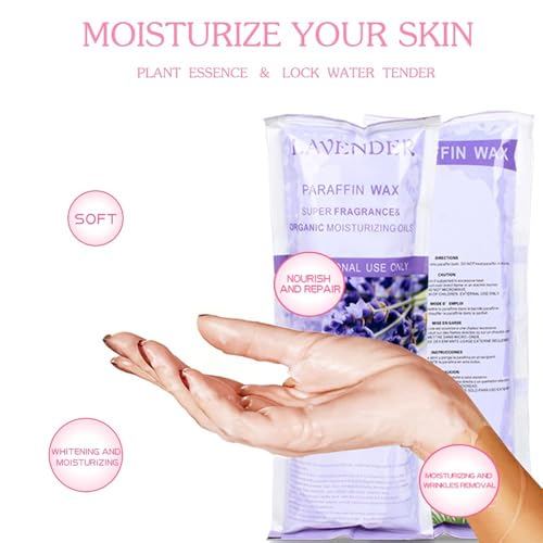 Lavender Paraffin Wax Refill Beads (12 Pack) for Hand & Feet Spa