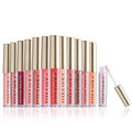 Ellen Tracy 15-Piece Lip Gloss Collection Set - Gold Edition