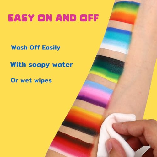 Bowitzki 10g Split Cake Face Paint Professional Water-Activated