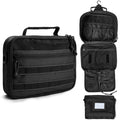 SMONT Tactical Toiletry Bag for Men, 9.5" Hanging Dopp Kit Shaving Hygiene Bag for Traveling Bathroom