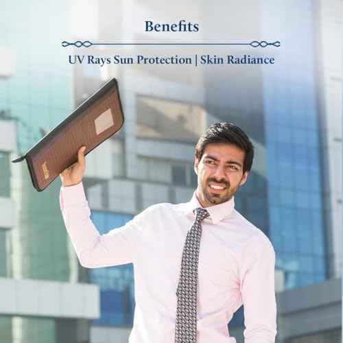 Blue Nectar Brightening Day Cream for Men Daily Use with SPF 30 | Sunscreen for Oily Skin & Dry Skin, Natural Skin Brightening Cream with Eladi(19 Herbs, 1.7 Oz)