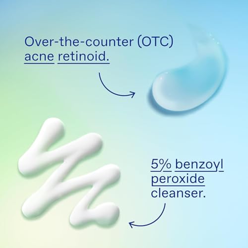 Differin Acne Treatment Kit with Gel 0.1% and Daily Cleanser - 2 Pack