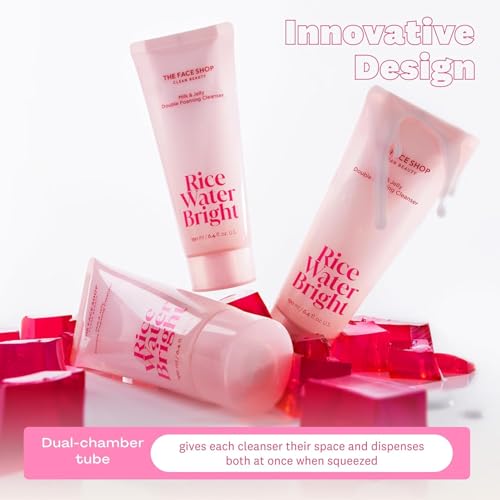 Rice Water Bright Milk & Jelly Double Cleanser | 2-in-1