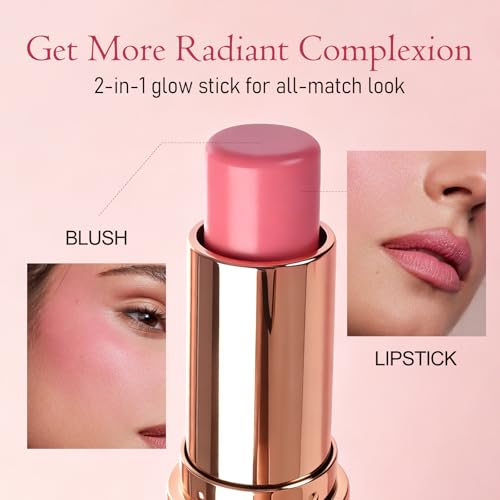 Glow Blush Stick - Cream Blush for Lips & Cheeks