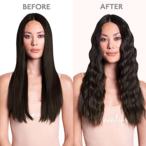 Wennalife Clip In Hair Extensions 18" 120g Dark Brown Remy