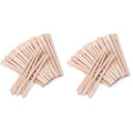 Whaline Wax Spatulas 800 Packs Small Wooden Waxing Applicator Sticks Face & Eyebrows Hair Removal Sticks