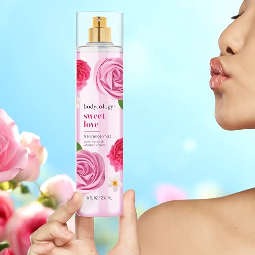 Bodycology Sweet Love Body Mist, 8 fl oz (Pack of 2)