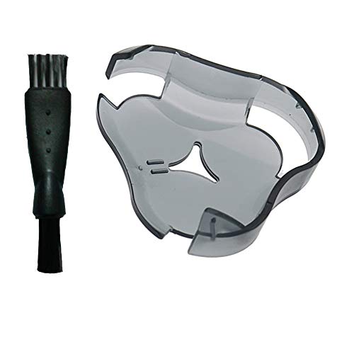 Shaver Head Protection Cap Guard and Cleaning Brush for Philips Norelco Electric Razor RQ1200 RQ1100 RQ10 Series RQ1050 RQ1060 RQ1075 RQ1085 RQ1090 RQ1150 RQ1250 TQ1260