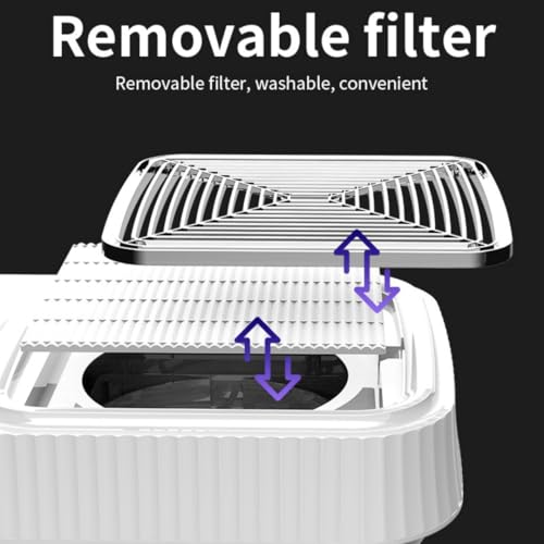 Professional nail dust collector, nail art tool with strong suction power, Adjustable Speed Reusable Filter, Strainer Panel for Acrylic Nail Polishing Manicure Salon Home