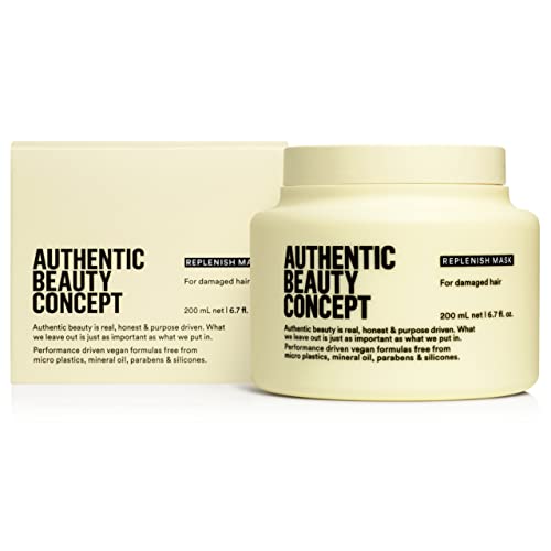 Authentic Beauty Concept Replenish Mask | Damaged Hair | Strengthens Hair Fiber | Vegan & Cruelty-free | Silicone-free