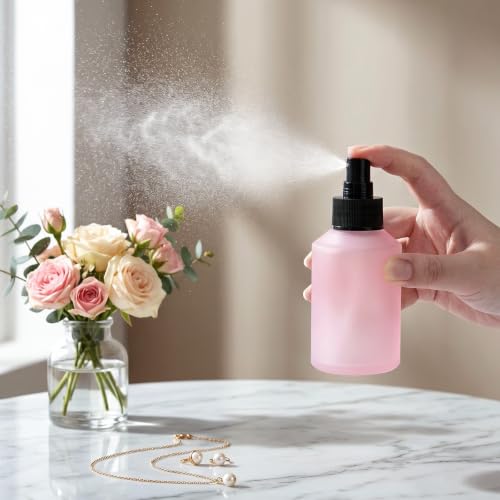 Segbeauty 4.2oz Frosted Glass Perfume Spray Bottles (5-Pack)