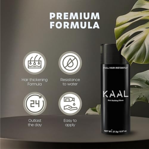 KAAL Hair Fibers - Instant Hair Powder for Thinning Hair (27.5g)