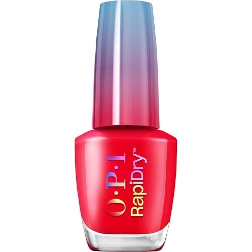 OPI RapiDry Quick Dry Nail Polish - Bright Coral Red - Haul Sass