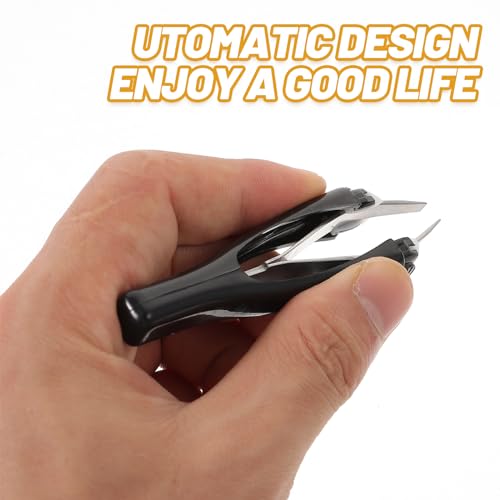 Lurrose Automatic Elastic Eyebrow Tweezer Retractable Tweezer for Eyebrow Removal (Color Random)