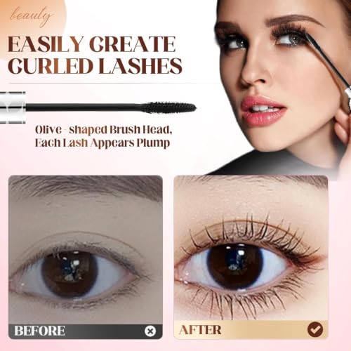 Waterproof Mascara for Mature Women 60+, Volumizing & Lengthening