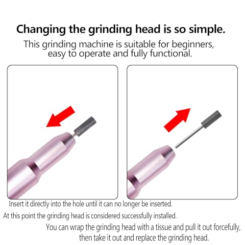 Rechargeable Nail Drill Kit - Cordless Electric Nail File Set