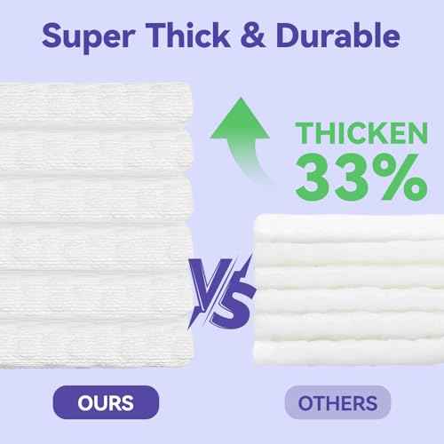 Disposable Face Towels, 10"¡¿12" XL Face Towelette Disposable, Soft Makeup Remover Dry Wipes, Thick Facial Tissue for Women Cleansing, Skin Care, 50 Count (1 Pack)