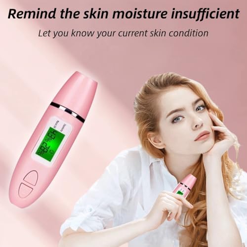 Skin Hydration Tester with LCD Display | Oil & Moisture Analyzer