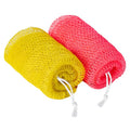African Net Loofah Sponge Set - Exfoliating Body Scrubber for Shower, Long Back Washcloth, 2 Pieces