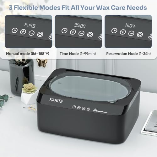 Karite Paraffin Wax Machine for Hands & Feet - 4500ml Fast Wax Warmer Bath