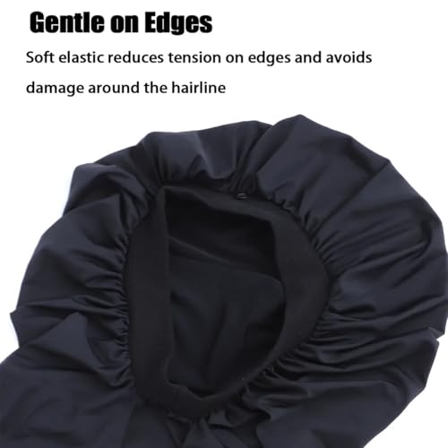 Large Satin Bonnets for Black Women - Sleep Cap for Braids