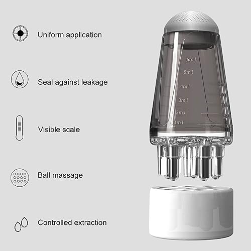 Scalp Applicator Bottle with Massager Comb for Hair Oil