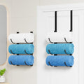 HapiRm 3-Tier Over Door Towel Rack - Space Saving Bathroom Organizer