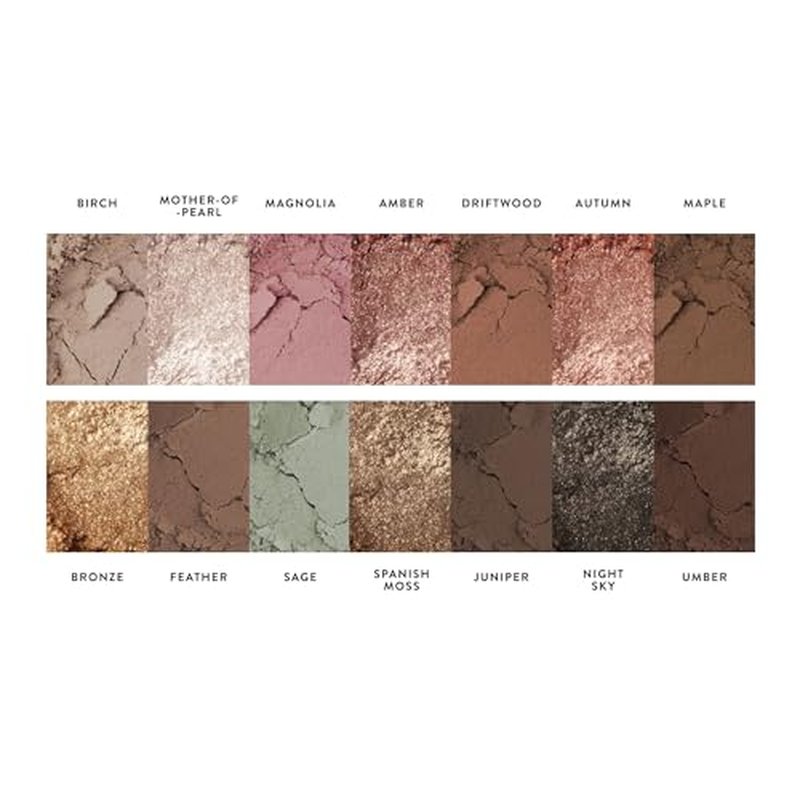 Delectables Earthy Essentials Baked Eyeshadow Palette - 14 Shades