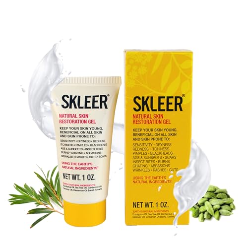 Natural Skin Restoration Gel - All Skin Types - For Better Looking Skin (1 Ounce (Pack of 1))