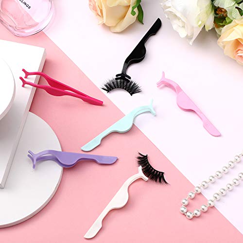 42-Piece Eyelash Applicator Tool Set with Tweezers & Removal Clips