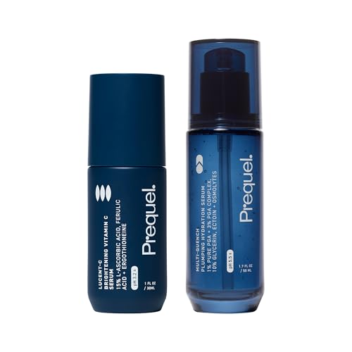 Prequel Skin Radiance & Hydration Duo: Lucent-C Vitamin C Serum and Multi-Quench Plumping Hydration Serum