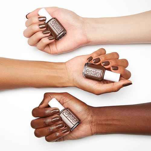 essie Nail Polish, Salon-Quality Brown Nail Polish, Boho Rodeo, Vegan, Sepia Retreat, 0.46 fl oz