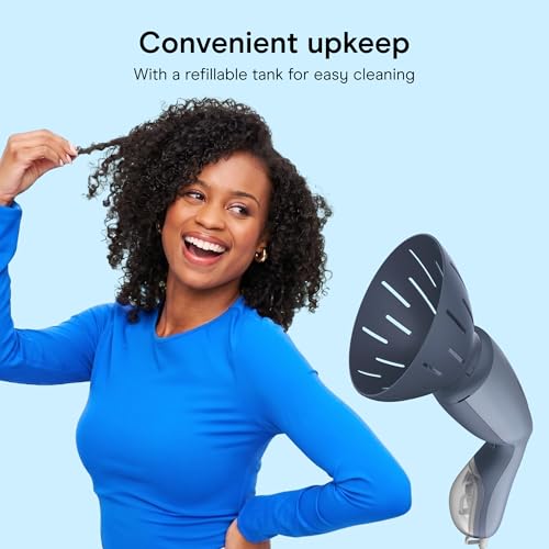 Conair Hair Steamer with Diffuser Attachment - Portable Curl Refresh