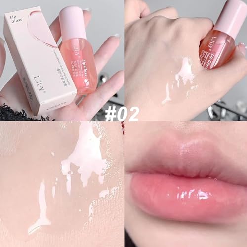 Dulele Hydrating Lip Gloss Oil Set - 3PC Tinted Lip Balm