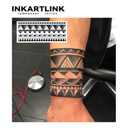 INKARTLINK Semi-Permanent Tattoo Sheets – Waterproof, Lasts 1-2 Weeks