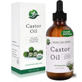 Organic Castor Oil - Cold Pressed & Unrefined - 4.23 fl. oz