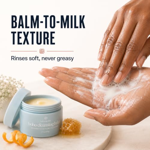 Bohemia Skin Boho Cleansing Balm 2 oz Waterproof Makeup Remover