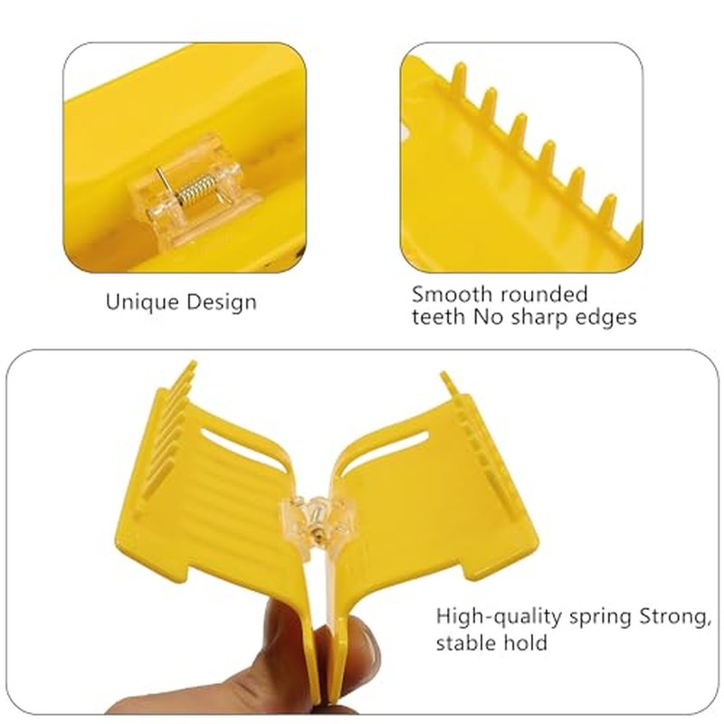Mood Loading Yellow Hair Claw Clip for Women
