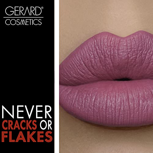 Gerard Cosmetics HydraMatte Liquid Lipstick Serenity | Pink Nude Matte Lipstick | Long Lasting and Non-Drying | Super Pigmented Fully Opaque Lip Color