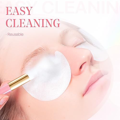 Pink Eyelash Brush Set - 2PCS Eyelash & Makeup Cleaning Brushes