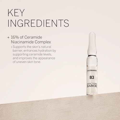 Doctor BABOR Barrier Protect Ampoules Serum | Strengthened Skin Protection Barrier | With Ceramides and Niacinamide | For Dry and Stressed Skin | Radiant and Balanced Skin | Vegan | 7 x 2 ml
