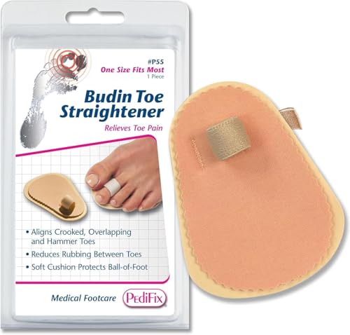Pedifix Budin Toe Straightener with Metatarsal Cushion - 3 Pack
