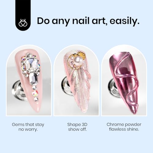 Beetles 3D Gel Nail Art Sculpting Gel C-Clear 15g No Wipe 3-in-1