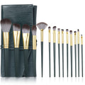 Make Up Brushes- Comfortable To Hold And Easy To Use. Eyeshadow, Blush, Powder, Foundation, Blending, Full Face Make up Brushes Set With Leather Holder