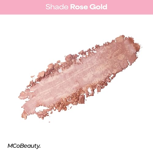 MCoBeauty Baked Blush & Highlighter - Rose Gold